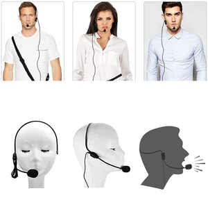 Over Ear 3.5mm Hands Free Cardioid Wired Audio Boom Condenser Classroom Mic Headset Microphone mic for UHF-938 ATG-100T Tour Guide System Voice Amplifier Conference PC Laptop Tablet Over Ear 3.5mm Hands Free Cardioid Wired Audio Boom Condenser Classroom Mic Headset Microphone mic for UHF-938 ATG-100T Tour Guide System Voice Amplifier Conference PC Laptop Tablet