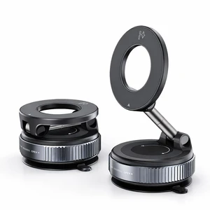 Magnetic Phone Holder for Car 360° Rotation Vacuum Suction Mount Strong Magnetic Dashboard & Windshield Phone Stand Compatible with iPhone, Samsung, Google Pixel & All Smartphones Magnetic Phone Holder for Car 360° Rotation Vacuum Suction Mount Strong Magnetic Dashboard & Windshield Phone Stand Compatible with iPhone, Samsung, Google Pixel & All Smartphones