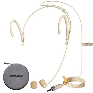 Microphone Headset Discreet Headworn Earset Over Ear Hanging Mic Compatible with Sennheiser Wireless System Bodypack Transmitter for Performance Theater Lecture Podcasts, 3.5mm Female Screw Plug Microphone Headset Discreet Headworn Earset Over Ear Hanging Mic Compatible with Sennheiser Wireless System Bodypack Transmitter for Performance Theater Lecture Podcasts, 3.5mm Female Screw Plug