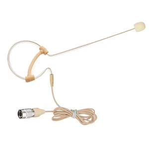 Single Ear Headset Microphone Compatible with Audio-Technica Bodypack | Condenser Earset Headworn Mic for Wireless System Transmitter with 1.2m Cable Windscreen Hirose 4 Pin Plug Single Ear Headset Microphone Compatible with Audio-Technica Bodypack | Condenser Earset Headworn Mic for Wireless System Transmitter with 1.2m Cable Windscreen Hirose 4 Pin Plug