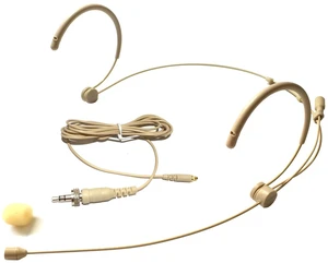 Microdot 4016 Headset Headworn Microphone for SENNHEISER Wireless System- Detachable Cable with 3.5mm Screw Locking Plug - Omidirectional Mic Microdot 4016 Headset Headworn Microphone for SENNHEISER Wireless System- Detachable Cable with 3.5mm Screw Locking Plug - Omidirectional Mic