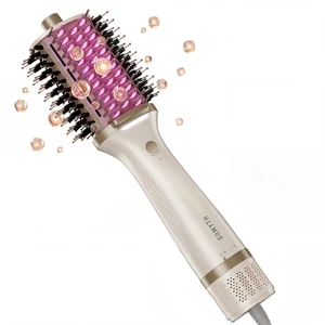 5-in-1 Blow Dryer Brush with Heated Comb | Hair Dryer Brush for Thick Curly Hair, Wet & Dry Use, 2x Faster Drying, 5x Smoother Hair Results, Frizz-Free, Low Heat Damage 5-in-1 Blow Dryer Brush with Heated Comb | Hair Dryer Brush for Thick Curly Hair, Wet & Dry Use, 2x Faster Drying, 5x Smoother Hair Results, Frizz-Free, Low Heat Damage