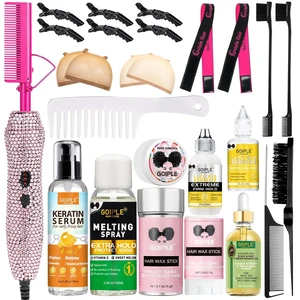 Deluxe Electric Hair Straightener and Curling Comb for Natural Hair and Wigs, 450°F Heat Pressing Comb with Anti-Scald Case (Pink) Deluxe Electric Hair Straightener and Curling Comb for Natural Hair and Wigs, 450°F Heat Pressing Comb with Anti-Scald Case (Pink)