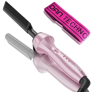 Hot Comb Electric for Wigs, Adjustable Temperature Hair Straightener, 500 High Heat, Dual Voltage, 60 min Shut Off, Ceramic and Tourmaline, Small, Pink Hot Comb Electric for Wigs, Adjustable Temperature Hair Straightener, 500 High Heat, Dual Voltage, 60 min Shut Off, Ceramic and Tourmaline, Small, Pink