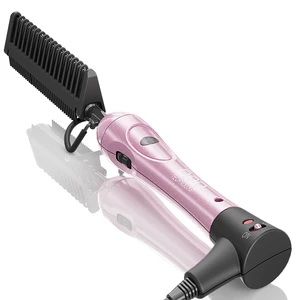 500 Degree Temperature Adjustable Ceramic Heat Comb with 60 min Shut Off - Plug-in Electric Straightener for Wigs and Natural Black Hair, Pink 500 Degree Temperature Adjustable Ceramic Heat Comb with 60 min Shut Off - Plug-in Electric Straightener for Wigs and Natural Black Hair, Pink