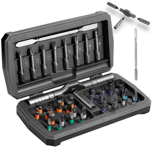 Screwdriver Set 42 in 1 - Magnetic Screwdriver Sets, S2 Steel Multi Bits T Handle Ratchet Screwdriver, Ratcheting Precision Screwdriver Kit with Case for Furniture Computer Watch Bicycle DIY Screwdriver Set 42 in 1 - Magnetic Screwdriver Sets, S2 Steel Multi Bits T Handle Ratchet Screwdriver, Ratcheting Precision Screwdriver Kit with Case for Furniture Computer Watch Bicycle DIY