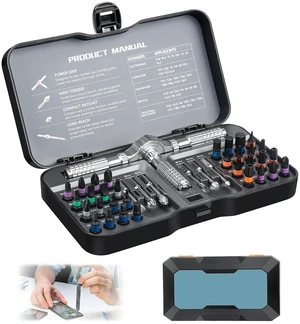 40 in 1 Magnetic Ratchet Screwdriver Set, DIY Screwdriver Ratchet Kit with Detachable Handle, S2 Steel Bits for Repairs on Furniture, Electronics, Bicycles, and DIY Projects 40 in 1 Magnetic Ratchet Screwdriver Set, DIY Screwdriver Ratchet Kit with Detachable Handle, S2 Steel Bits for Repairs on Furniture, Electronics, Bicycles, and DIY Projects