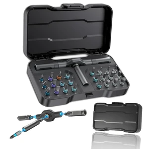 2026 New 24-in-1 Ratchet Screwdriver Set, Multi Tool Set, Ratchet Tool Kit | 24 in 1 Magnetic Screwdriver Sets with Pocket-Sized Case, T-handle Ratchet, Industrial S2 Steel, for Furniture, Electronics 2026 New 24-in-1 Ratchet Screwdriver Set, Multi Tool Set, Ratchet Tool Kit | 24 in 1 Magnetic Screwdriver Sets with Pocket-Sized Case, T-handle Ratchet, Industrial S2 Steel, for Furniture, Electronics