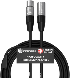 6FT Stereo Microphone Cable XLR Male to XLR Female, Neutrik Rean Connectors, 24 AWG, Ideal for Stage, Studio, and Live Sound Applications(PRS-XLRM-XLRF/6FT) 6FT Stereo Microphone Cable XLR Male to XLR Female, Neutrik Rean Connectors, 24 AWG, Ideal for Stage, Studio, and Live Sound Applications(PRS-XLRM-XLRF/6FT)