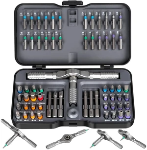 66 in 1 Magnetic Screwdriver, Ratchet Screwdriver Set, S2 Steel Bits with Ratchet T Handle Multi-Bit Tool Set for Furniture Assembly, Appliance Repair 66 in 1 Magnetic Screwdriver, Ratchet Screwdriver Set, S2 Steel Bits with Ratchet T Handle Multi-Bit Tool Set for Furniture Assembly, Appliance Repair