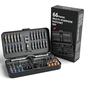66 in 1 Ratchet Screwdriver Set, Magnetic Screwdriver Set with S2 Steel Bits and Storage Case, Detachable Ratchet Handle for Furniture Assembly Electronics Bicycle Computer PC Repair and DIY Projects 66 in 1 Ratchet Screwdriver Set, Magnetic Screwdriver Set with S2 Steel Bits and Storage Case, Detachable Ratchet Handle for Furniture Assembly Electronics Bicycle Computer PC Repair and DIY Projects