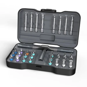 33 in 1 Magnetic Ratchet Screwdriver Set, S2 Steel Bits Ratchet Screwdriver Tool Set, Portable Repair Tool Kit for Furniture, Computer, Bicycle, Electronics Gift for Men Dad 33 in 1 Magnetic Ratchet Screwdriver Set, S2 Steel Bits Ratchet Screwdriver Tool Set, Portable Repair Tool Kit for Furniture, Computer, Bicycle, Electronics Gift for Men Dad