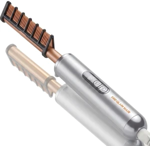 Hot Comb Straightener Brush for Black Women Hair 30s Fast Heating, 5 Temperature Settings, Dual Voltage, for Wigs, Insulated Protection Styler with Gloss Pro Coating Hot Comb Straightener Brush for Black Women Hair 30s Fast Heating, 5 Temperature Settings, Dual Voltage, for Wigs, Insulated Protection Styler with Gloss Pro Coating