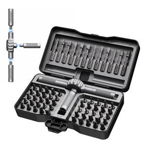 64 IN 1 Magnetic Ratchet Screwdriver Set, T Handle Ratchet Screwdriver Kits with S2 Steel Bits for Home Daily Repair, Precision Electrical Appliance Repair, for Men Husband 64 IN 1 Magnetic Ratchet Screwdriver Set, T Handle Ratchet Screwdriver Kits with S2 Steel Bits for Home Daily Repair, Precision Electrical Appliance Repair, for Men Husband