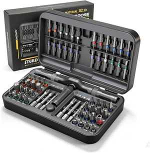 66 in 1 Ratcheting Screwdriver Set, 58-Tooth T-Handle with Pad | Repair Kit for Electronics, Laptop, PC, Game Console, Furniture, Bike 66 in 1 Ratcheting Screwdriver Set, 58-Tooth T-Handle with Pad | Repair Kit for Electronics, Laptop, PC, Game Console, Furniture, Bike