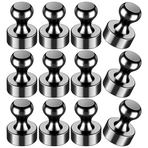 VNDUEEY 12Pcs Black Fridge Magnets, Whiteboard Magnets Refrigerator Magnet, Small Strong Magnet for Whiteboard, Office, Classroom, Kitchen VNDUEEY 12Pcs Black Fridge Magnets, Whiteboard Magnets Refrigerator Magnet, Small Strong Magnet for Whiteboard, Office, Classroom, Kitchen