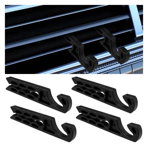 Car Air Vent Hook Hanger, Multifunctional Automotive A/C Vent Storage Organizer, Mini Vehicle Interior Phone Holder Accessories for Earphone Cable, Key, Sunglass, Bag(4PCS) Car Air Vent Hook Hanger, Multifunctional Automotive A/C Vent Storage Organizer, Mini Vehicle Interior Phone Holder Accessories for Earphone Cable, Key, Sunglass, Bag(4PCS)