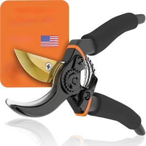 Premium Bypass Pruning Shears for Gardening, Heavy Duty Ultra Sharp Blade | Pruners with Soft Cushion Grip Handle, Japanese Grade High Carbon Steel Blade, Cuts Through Anything in Your Yard Premium Bypass Pruning Shears for Gardening, Heavy Duty Ultra Sharp Blade | Pruners with Soft Cushion Grip Handle, Japanese Grade High Carbon Steel Blade, Cuts Through Anything in Your Yard