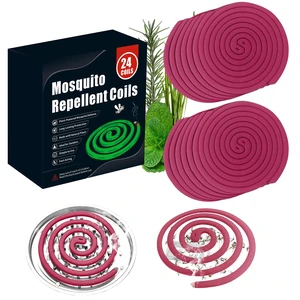 24 Extra Strength Mosquito Repellent Coils with 1 Metal Holder & 6 Stands, Citronella Incense Mosquito Coils Outdoor Patio Yard Camping Use, Long Lasting 6-8 Hrs Plant-Based Mosquito Coil Incense 24 Extra Strength Mosquito Repellent Coils with 1 Metal Holder & 6 Stands, Citronella Incense Mosquito Coils Outdoor Patio Yard Camping Use, Long Lasting 6-8 Hrs Plant-Based Mosquito Coil Incense