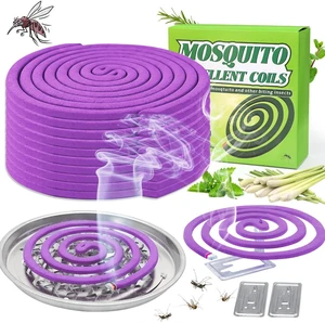 20 Pack Mosquito Repellent Coils, Natural Citronella Incense for Patio & Outdoor - 7 Hour Long Lasting Bug Repellent for Yard, Camping & Deck - with 1 Holder 2 Stands 20 Pack Mosquito Repellent Coils, Natural Citronella Incense for Patio & Outdoor - 7 Hour Long Lasting Bug Repellent for Yard, Camping & Deck - with 1 Holder 2 Stands