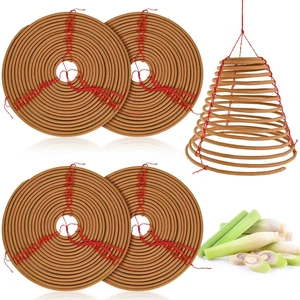 Hanging Citronella Incense Coil Outdoor - Long Lasting 36 Hours Burn Time | Hanging Citronella Coils for Patio, Backyard and Camping Lighting,5 Pack (7") Hanging Citronella Incense Coil Outdoor - Long Lasting 36 Hours Burn Time | Hanging Citronella Coils for Patio, Backyard and Camping Lighting,5 Pack (7")