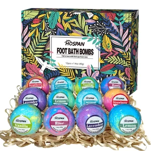 Foot Bath Bombs, 12 Pack Essential Oil Foot Soak for Relaxing Foot Care | A Self-Care Gift for Mom, Dad and Loved Ones. Fizzy Foot Spa Bomb Helps Relax Tired Feet and Moisturize Dry Skin Foot Bath Bombs, 12 Pack Essential Oil Foot Soak for Relaxing Foot Care | A Self-Care Gift for Mom, Dad and Loved Ones. Fizzy Foot Spa Bomb Helps Relax Tired Feet and Moisturize Dry Skin