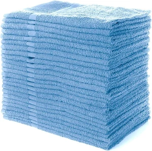 Cotton Hand Towels, 12 Pack, 16 x 27, Blue Cotton Hand Towels, 12 Pack, 16 x 27, Blue