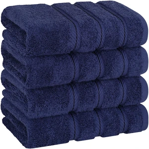 100% Cotton Luxury Turkish Towels, 4 PC Hand Towel Set | Soft Absorbent Quick Dry OEKO Tex Standard 100 Certificated Durable Machine Washable Premium Hotel Quality 100% Cotton Luxury Turkish Towels, 4 PC Hand Towel Set | Soft Absorbent Quick Dry OEKO Tex Standard 100 Certificated Durable Machine Washable Premium Hotel Quality