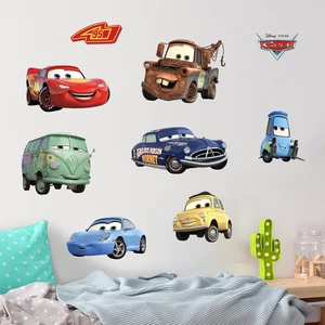 Disney Pixar Cars Wall Decals - Lightning McQueen & Friends Small Vinyl Stickers for Bathroom Nursery Bedroom Decor - Peel and Stick Room Decorations Disney Pixar Cars Wall Decals - Lightning McQueen & Friends Small Vinyl Stickers for Bathroom Nursery Bedroom Decor - Peel and Stick Room Decorations