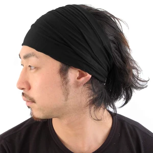 Black, Headband for Men, Japanese Style Bandana, M | Head Bands for Women & Men, Stretch, Hair Band for Sports, Daily Wear, by Casualbox Black, Headband for Men, Japanese Style Bandana, M | Head Bands for Women & Men, Stretch, Hair Band for Sports, Daily Wear, by Casualbox
