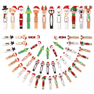 60 Pcs Christmas Wood Clips 12 Styles 2.83" Christmas Clothespins | Wooden Snowman Tree Santa Cat Elk Fairy Photo Clips Mini Clothespins Hanging Xmas Photo Decor Home Art Craft DIY Party Favors 60 Pcs Christmas Wood Clips 12 Styles 2.83" Christmas Clothespins | Wooden Snowman Tree Santa Cat Elk Fairy Photo Clips Mini Clothespins Hanging Xmas Photo Decor Home Art Craft DIY Party Favors