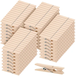 400Pcs 1.77 x 0.27 Inch Wooden Small Clothes Pins, Mini Wooden Clothespins, Wooden Clamp Clothes Pins Clip for Documents, Paper, Photos Fixing 400Pcs 1.77 x 0.27 Inch Wooden Small Clothes Pins, Mini Wooden Clothespins, Wooden Clamp Clothes Pins Clip for Documents, Paper, Photos Fixing