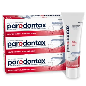Teeth Whitening Toothpaste, to Help Bleeding Gums, 3.4 Oz x 3 | Helps Remove Plaque And Kills Plaque Bacteria, Helps Prevent Bleeding Gums Teeth Whitening Toothpaste, to Help Bleeding Gums, 3.4 Oz x 3 | Helps Remove Plaque And Kills Plaque Bacteria, Helps Prevent Bleeding Gums