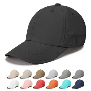 Soft Brim Baseball Cap Low Profile Unstructured Dad Hat, Adjustable Washer Friendly Sport Hats for Golf Running (1pack-Black) Soft Brim Baseball Cap Low Profile Unstructured Dad Hat, Adjustable Washer Friendly Sport Hats for Golf Running (1pack-Black)