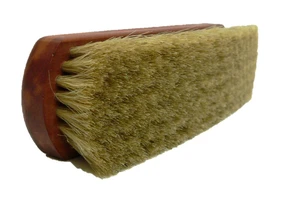 Premium Shoe Polish Brush High-Density Horsehair Brush for Deep Shine & Leather Care Large Wooden Handle Made in Germany (Light Bristles) Premium Shoe Polish Brush High-Density Horsehair Brush for Deep Shine & Leather Care Large Wooden Handle Made in Germany (Light Bristles)