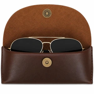 Brown Leather Sunglasses Case - Vintage Eyeglass Holder with Belt Loop, Handcrafted Eyeglasses Case, Slim & Flexible Sunglasses Holder - Leather Sunglass Eyeglass Cases for Men & Women Brown Leather Sunglasses Case - Vintage Eyeglass Holder with Belt Loop, Handcrafted Eyeglasses Case, Slim & Flexible Sunglasses Holder - Leather Sunglass Eyeglass Cases for Men & Women