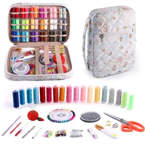 Complete Sewing Kit for Adults with 230pcs Cute Sewing Supplies Kit | Beginner sewing set with organizer case,needle and thread kit,sewing accessories; sewing starter set for home, travel,Teen Complete Sewing Kit for Adults with 230pcs Cute Sewing Supplies Kit | Beginner sewing set with organizer case,needle and thread kit,sewing accessories; sewing starter set for home, travel,Teen