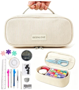 Large Sewing Kit for Adults, Hand Needle and Thread Kit for Sewing | Newly Upgraded Premium Sewing Supplies Set, Professional Sewing Supplies Accessories Storage Bag for Travel Home Beginners Large Sewing Kit for Adults, Hand Needle and Thread Kit for Sewing | Newly Upgraded Premium Sewing Supplies Set, Professional Sewing Supplies Accessories Storage Bag for Travel Home Beginners