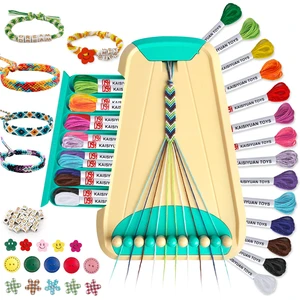 Friendship Bracelet Making Kit for Girls 8-12, 28 Pre-Cut Threads | 14 Colors, 100 Letter Beads, Hidden Storage Tray, Screen-Free Travel Craft for Kids & Teens Friendship Bracelet Making Kit for Girls 8-12, 28 Pre-Cut Threads | 14 Colors, 100 Letter Beads, Hidden Storage Tray, Screen-Free Travel Craft for Kids & Teens