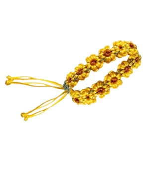 Sunflower String Bracelet Handmade Flower Braided Jewelry Gift YE | Summer Beach Boho Bohemian Surfer Cute Aesthetic Lightweight Adjustable Friendship Waterproof Woven Rope Anklet for Women Sunflower String Bracelet Handmade Flower Braided Jewelry Gift YE | Summer Beach Boho Bohemian Surfer Cute Aesthetic Lightweight Adjustable Friendship Waterproof Woven Rope Anklet for Women