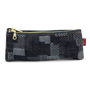 LDD-BNPN-101 Denim Patchwork Pencil Case LDD-BNPN-101 Denim Patchwork Pencil Case