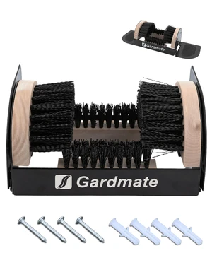 Boot Brush and Scraper Combo - 4-Way Boot Cleaner Brush Outdoor Heavy Duty, Dual Anti-Slip Base with Magnetic Storage - Mud, Snow, Boot Scraper for Home, Farm, Garden - Includes Screws Boot Brush and Scraper Combo - 4-Way Boot Cleaner Brush Outdoor Heavy Duty, Dual Anti-Slip Base with Magnetic Storage - Mud, Snow, Boot Scraper for Home, Farm, Garden - Includes Screws