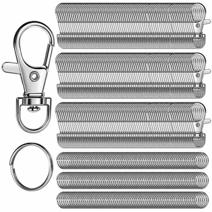480PCS Lobster Claw Clasps and Key Rings, Keychain Making Kit - 240PCS Keychain Clips and 240PCS Key Chain Ring, Split Rings, for Key Chains, Crafts, Lanyard, Key, Jewelry Making 480PCS Lobster Claw Clasps and Key Rings, Keychain Making Kit - 240PCS Keychain Clips and 240PCS Key Chain Ring, Split Rings, for Key Chains, Crafts, Lanyard, Key, Jewelry Making
