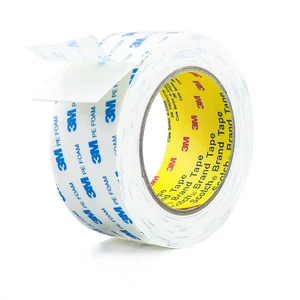 3M Double Sided Tape 2in x 16.5ft, Mounting Tape Heavy Duty, Wall Picture Hanging Strips, Removeable PE Foam Tape 3M Double Sided Tape 2in x 16.5ft, Mounting Tape Heavy Duty, Wall Picture Hanging Strips, Removeable PE Foam Tape