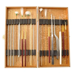 Multifunction Ear Pick Cleaning Set Ear Wax Removal Cleaner,Beauty Tools Kit (19pcs a Set with Wooden Box) Multifunction Ear Pick Cleaning Set Ear Wax Removal Cleaner,Beauty Tools Kit (19pcs a Set with Wooden Box)