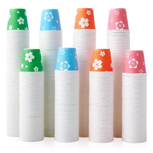 800 Pack 3 oz Paper Cups, Small Paper bathroom cups 3 ounce | Disposable mouthwash cups, colorful 3 ounce paper cups, for parties, picnics, barbecues, travel and events 800 Pack 3 oz Paper Cups, Small Paper bathroom cups 3 ounce | Disposable mouthwash cups, colorful 3 ounce paper cups, for parties, picnics, barbecues, travel and events