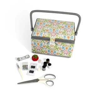 Medium Sewing Basket Kit Filled with Essential Sewing Supplies Medium Sewing Basket Kit Filled with Essential Sewing Supplies