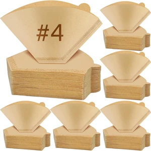 600 Count Coffee Filters #4, Cone Paper Coffee Filters 8-12 Cup, Unbleached Disposable No 4 Coffee Filter Compatible with Ninja Coffee Maker, Pour Over and Drip Coffee Maker 600 Count Coffee Filters #4, Cone Paper Coffee Filters 8-12 Cup, Unbleached Disposable No 4 Coffee Filter Compatible with Ninja Coffee Maker, Pour Over and Drip Coffee Maker