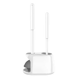Toilet Brush and Plunger Set, Semi-Hidden Toilet Plungers, White | Heavy Duty Toilet Bowl Brush and Holder for Bathroom Toilet Plunger and Brush Set for Deeply Cleaning Toilet Brush and Plunger Set, Semi-Hidden Toilet Plungers, White | Heavy Duty Toilet Bowl Brush and Holder for Bathroom Toilet Plunger and Brush Set for Deeply Cleaning