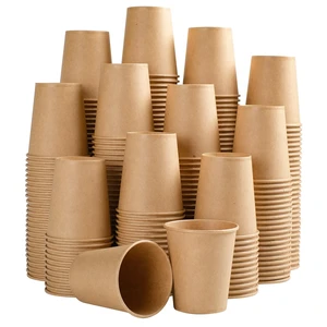 400 Pack 5 oz Kraft Paper Cups, Disposable Bathroom Mouthwash Cups | Small Espresso Cups 5 Ounce, Hot/Cold Beverage Drinking Cup for Parties, Bathroom, Home, Store, Travel, Events (Brown) 400 Pack 5 oz Kraft Paper Cups, Disposable Bathroom Mouthwash Cups | Small Espresso Cups 5 Ounce, Hot/Cold Beverage Drinking Cup for Parties, Bathroom, Home, Store, Travel, Events (Brown)